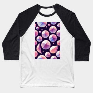 Jewel Pattern - Pink Quartz, for a bit of luxury in your life! #8 Baseball T-Shirt